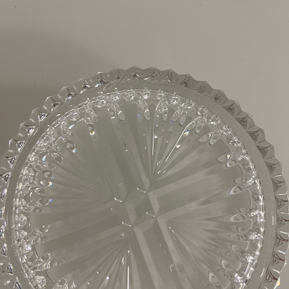 Waterford Crystal Wine Coaster. Hand signed/etched by Jim O’Leary. New. - Picture 4 of 5